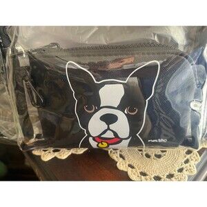 NWT Marc Tertro Boston Terrier Bag Travel Set